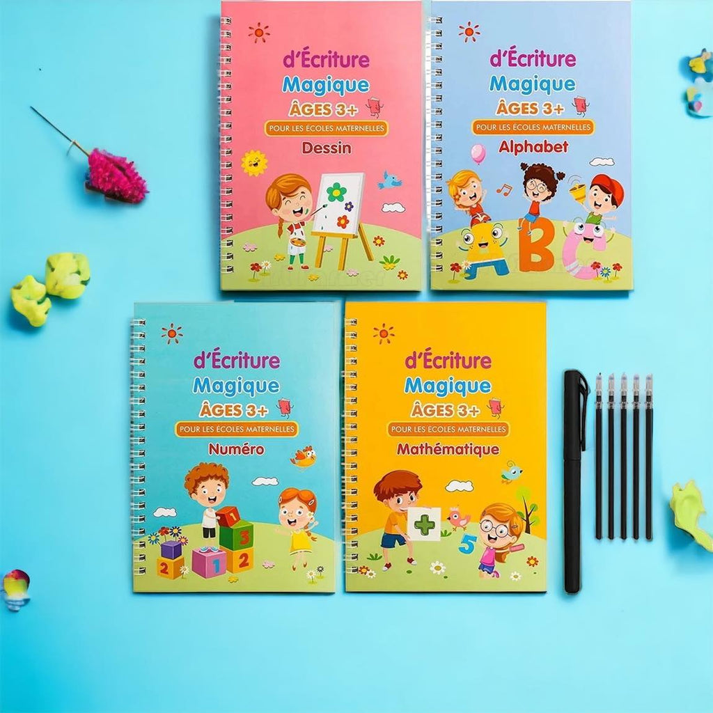 Cahier magique d'écriture pour enfants - Améliorez les compétences en  écriture de votre enfant – Passion Bébé